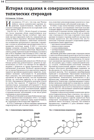 История создания и совершенствования топических стероидов