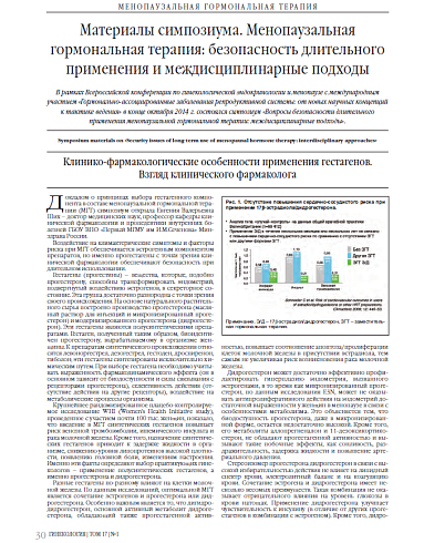 Материалы симпозиума. Менопаузальная гормональная терапия: безопасность длительного применения и междисциплинарные подходы