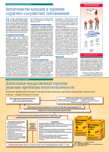 Антагонисты кальция в терапии сердечно-сосудистых заболеваний