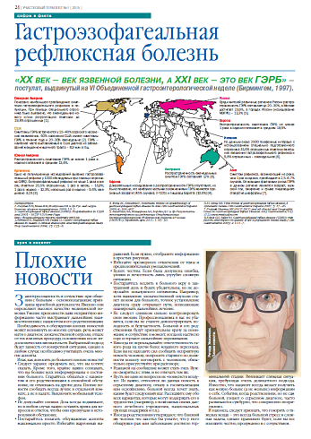 Гастроэзофагеальная рефлюксная болезнь