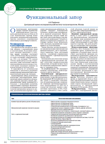 Функциональный запор