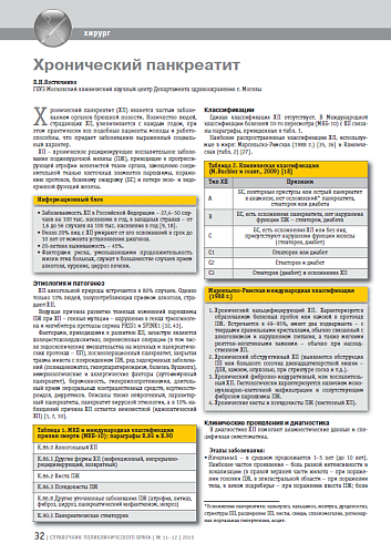 Хронический панкреатит