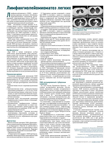 Лимфангиолейомиоматоз легких