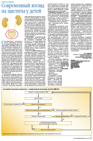 Современный взгляд на циститы у детей