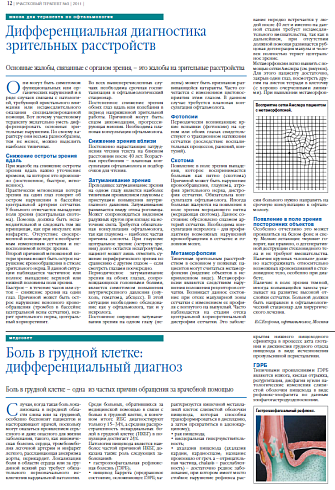 Боль в грудной клетке: дифференциальный диагноз