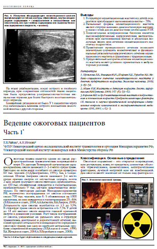 Ведение ожоговых пациентов Часть 1*