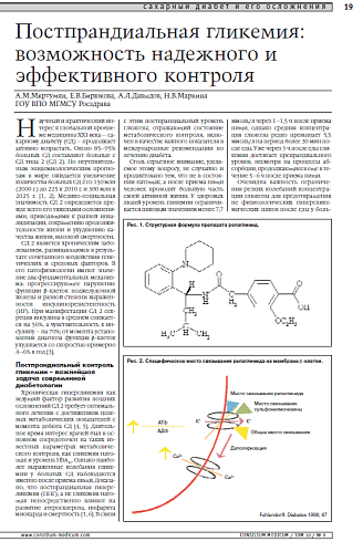 Постпрандиальная гликемия: возможность надежного и эффективного контроля