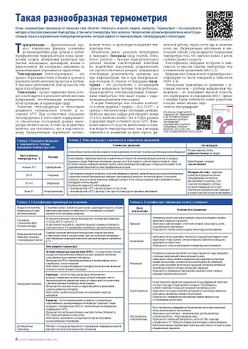 Такая разнообразная термометрия