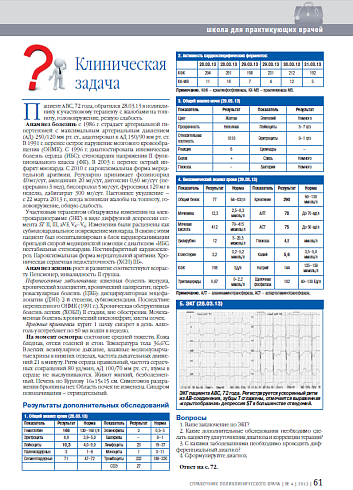 Клиническая задача