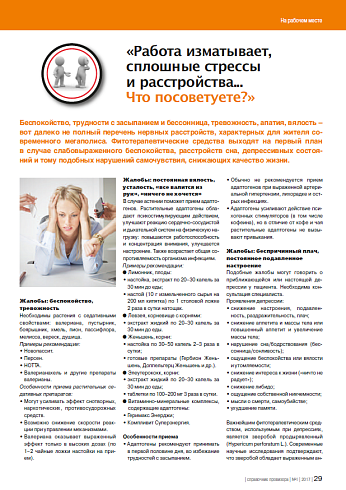 «Работа изматывает, сплошные стрессы  и расстройства...  Что посоветуете?»