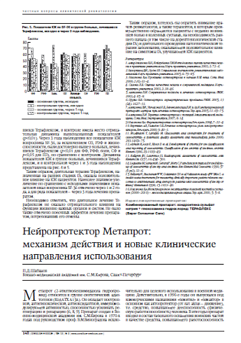 Нейропротектор Метапрот: механизм действия и новые клинические направления использования