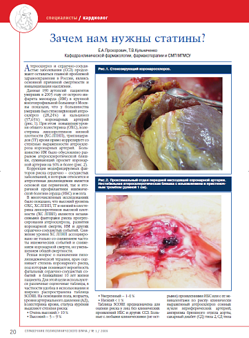 Зачем нам нужны статины?