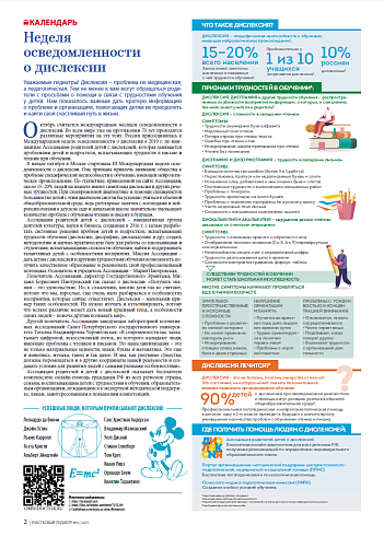 Неделя осведомленности о дислексии 