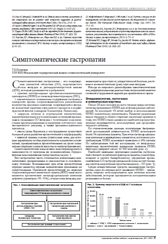 Симптоматические гастропатии