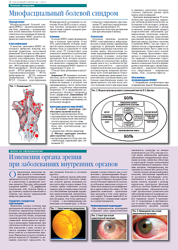 Изменения органа зрения  при заболеваниях внутренних органов