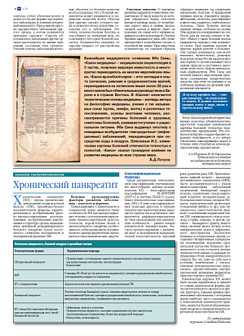 Хронический панкреатит