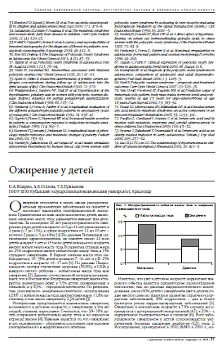 Ожирение у детей