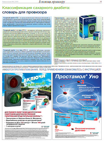 Классификация сахарного диабета:  словарь для провизора