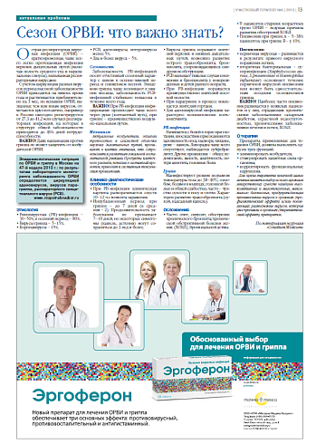 Сезон ОРВИ: что важно знать?