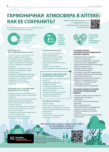 Гармоничная атмосфера в аптеке: как ее сохранить?