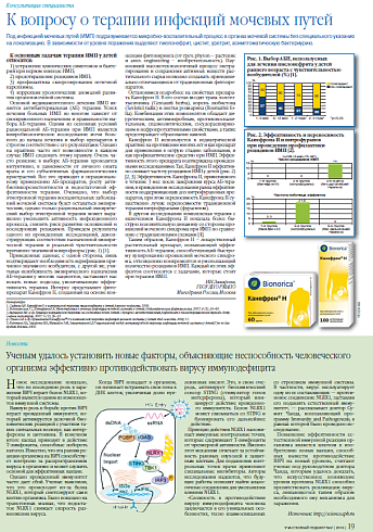К вопросу о терапии инфекций мочевых путей