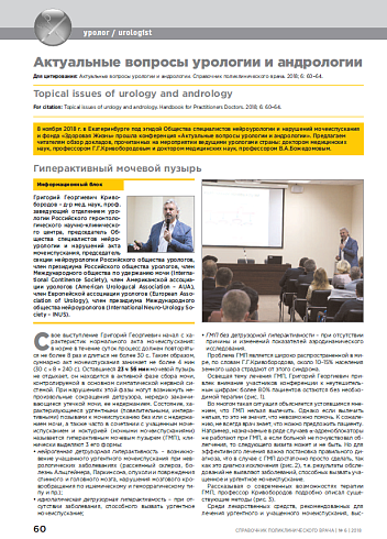 Актуальные вопросы урологии и андрологии
