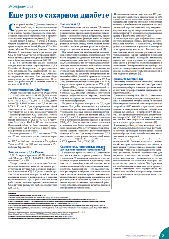 Еще раз о сахарном диабете