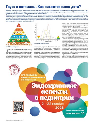 Гаусс и витамины. Как питаются наши дети?