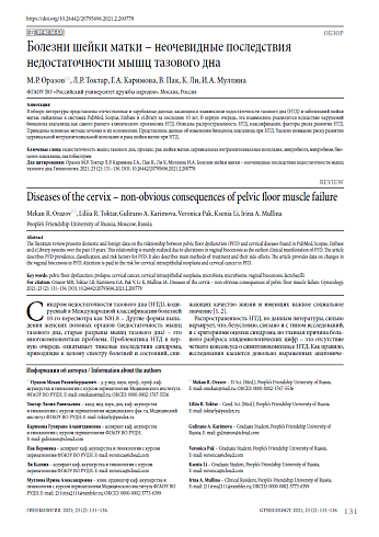 Болезни шейки матки – неочевидные последствия недостаточности мышц тазового дна