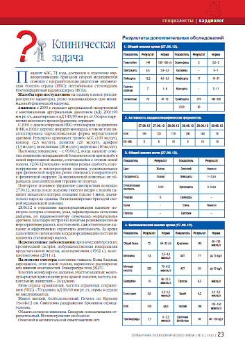 Клиническая задача