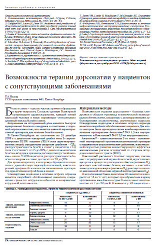 Возможности терапии дорсопатии у пациентов с сопутствующими заболеваниями