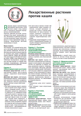 Лекарственные растения против кашля
