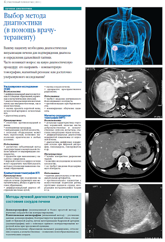 Выбор метода диагностики  (в помощь врачу-терапевту)