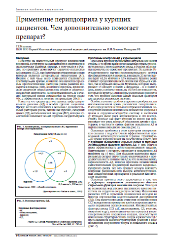 Применение периндоприла у курящих пациентов. Чем дополнительно помогает препарат?