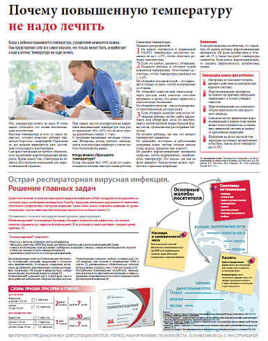 Почему повышенную температуру  не надо лечить