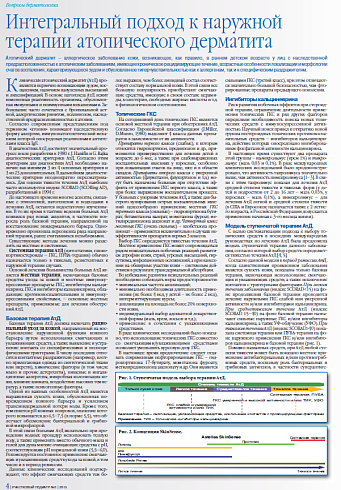 Интегральный подход к наружной терапии атопического дерматита