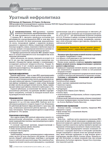 Уратный нефролитиаз