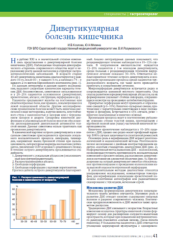 Дивертикулярная болезнь кишечника