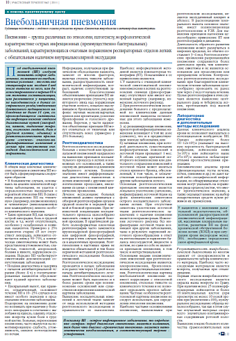 Внебольничная пневмония