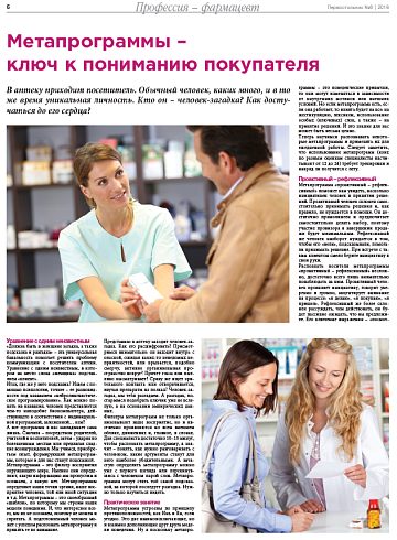 Метапрограммы –  ключ к пониманию покупателя