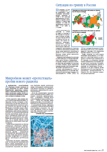 Микробиом может «протестовать» против нового рациона